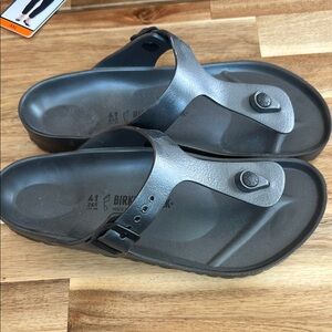 Birkenstock Rubber Grey Sandals